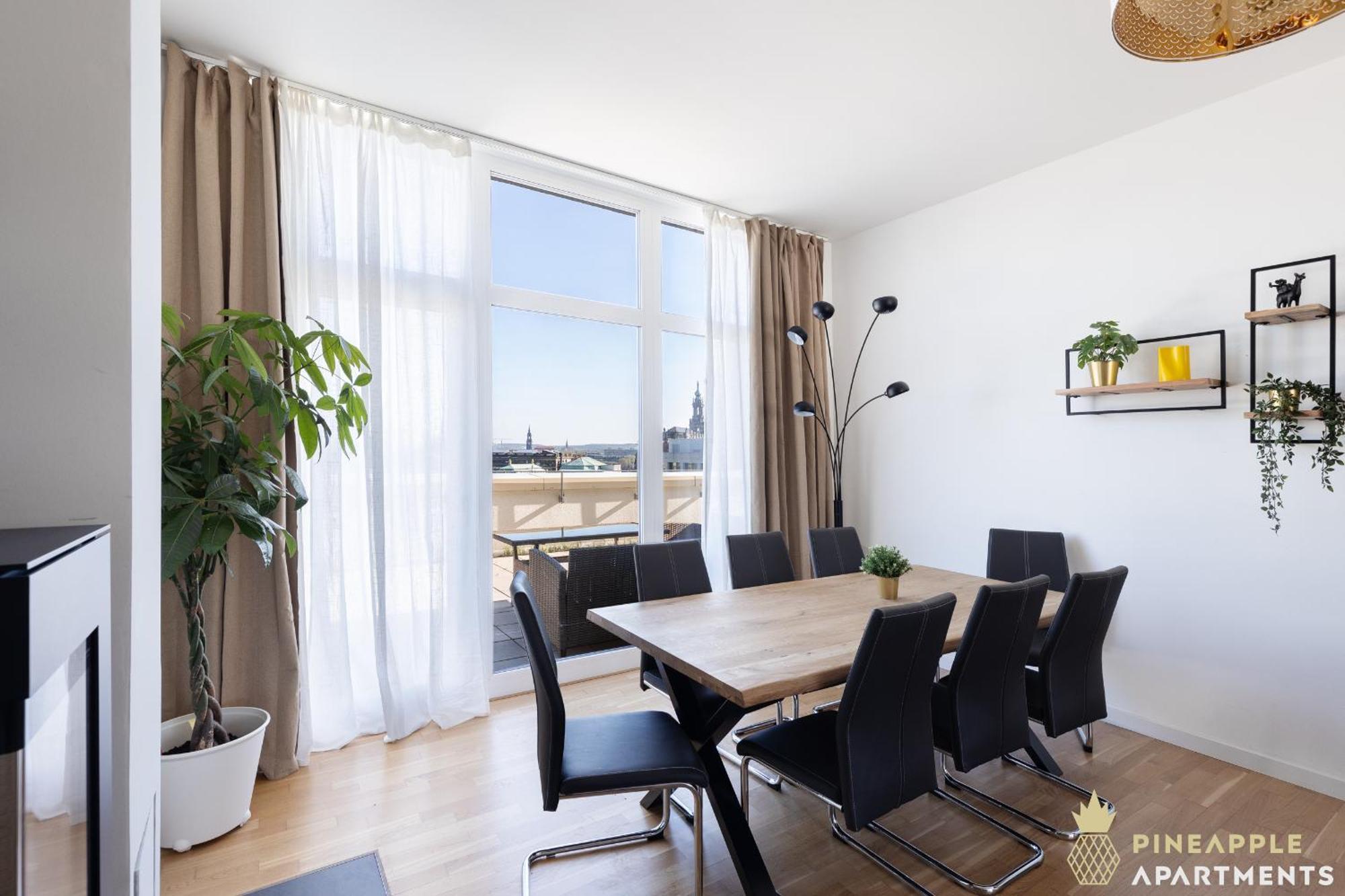 Pineapple Apartments Penthouse Am Zwinger - 162 Qm - 1X Free Parking Dresden Exterior photo